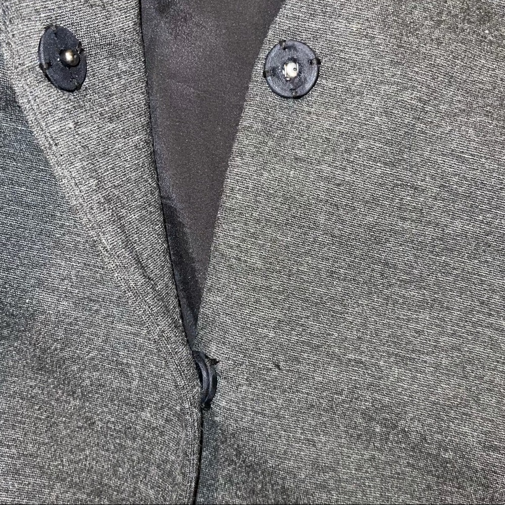 Helios & Luna Charcoal Gray Button Front Jacket - image 3
